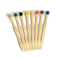 Hot Selling Eco-friendly Natural Biodegradable Bamboo Tongue Cleaner Tongue Scraper With Private Label Bamboo Brush