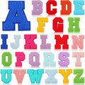 Handmade Alphabet Patches Chenille Embroidery Letters a to Z Custom Iron-on Twill Patch for DIY Clothes Decoration