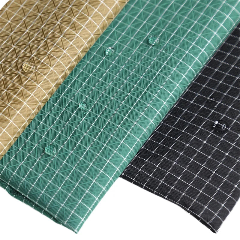 Factory Supply 200D Waterproof Fabric Custom Plaid Oxford Fabric Free Sample Custom Colo  Backpack  Oxford Fabric