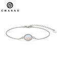 Wholesale 2023 Dainty New Opal Bracelet Women Minimalist Gold Plated Jewelry 925 Silver Bracelet for Woman