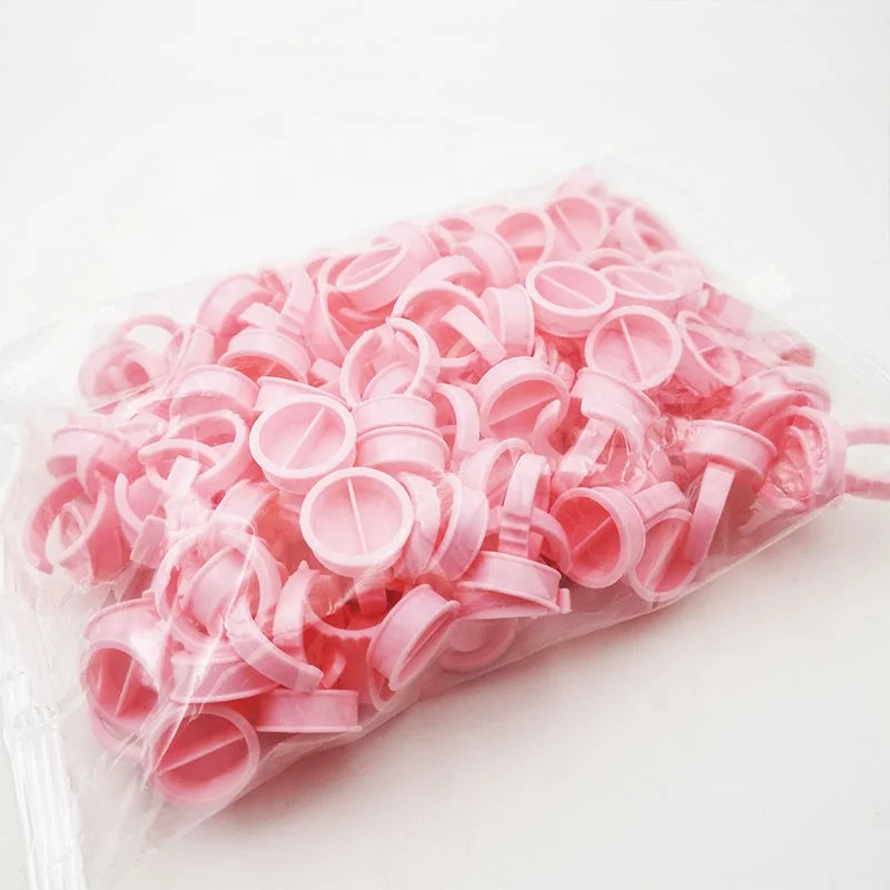 Meecil Cheap Price Eyelash Extension Accessories Tools Pink Glue Rings Tweezers Glue Mascara Brush Tape Patches Wholesale