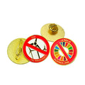 Factory Price Custom Zinc Alloy Enamel Pins Metal Badge Label Pin Cartoon Gold Badges for Promotion Gift Souvenirs with Logo