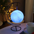 AYOYO OEM  Moon Light 3D Colorful Night Light  Mother's Day  2025 Christmas Ornaments