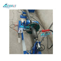 Automatically Rotary Welding Positioner 200KG Welding Turn Table and Rail Pneumatic Headtail Stop