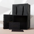 Lionwrapack Custom Logo Jewelry Box Set Eco-Friendly Recyclable Drawer Box With Paper Bag Cleaning Cloth for Gift Packaging