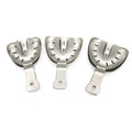 6PCS Orthodontic Instruments  Stainless Steel Edentulous Dental Impression Trays