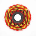New Zhen Da PP Disc Cleaning Brush for Concrete Floor Scrubber 10"-21" Inch Size 3 Months Warranty