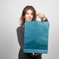 Fashion Luxury Tote Kraft Paper Bag with Twisted Handles for Ladies Shopping Packaging Gift
