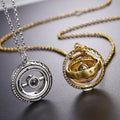 Openable Astronomical Ball Projection Rotating Necklace 100 Language I Love You Pendant Necklace for Women Men Chocker