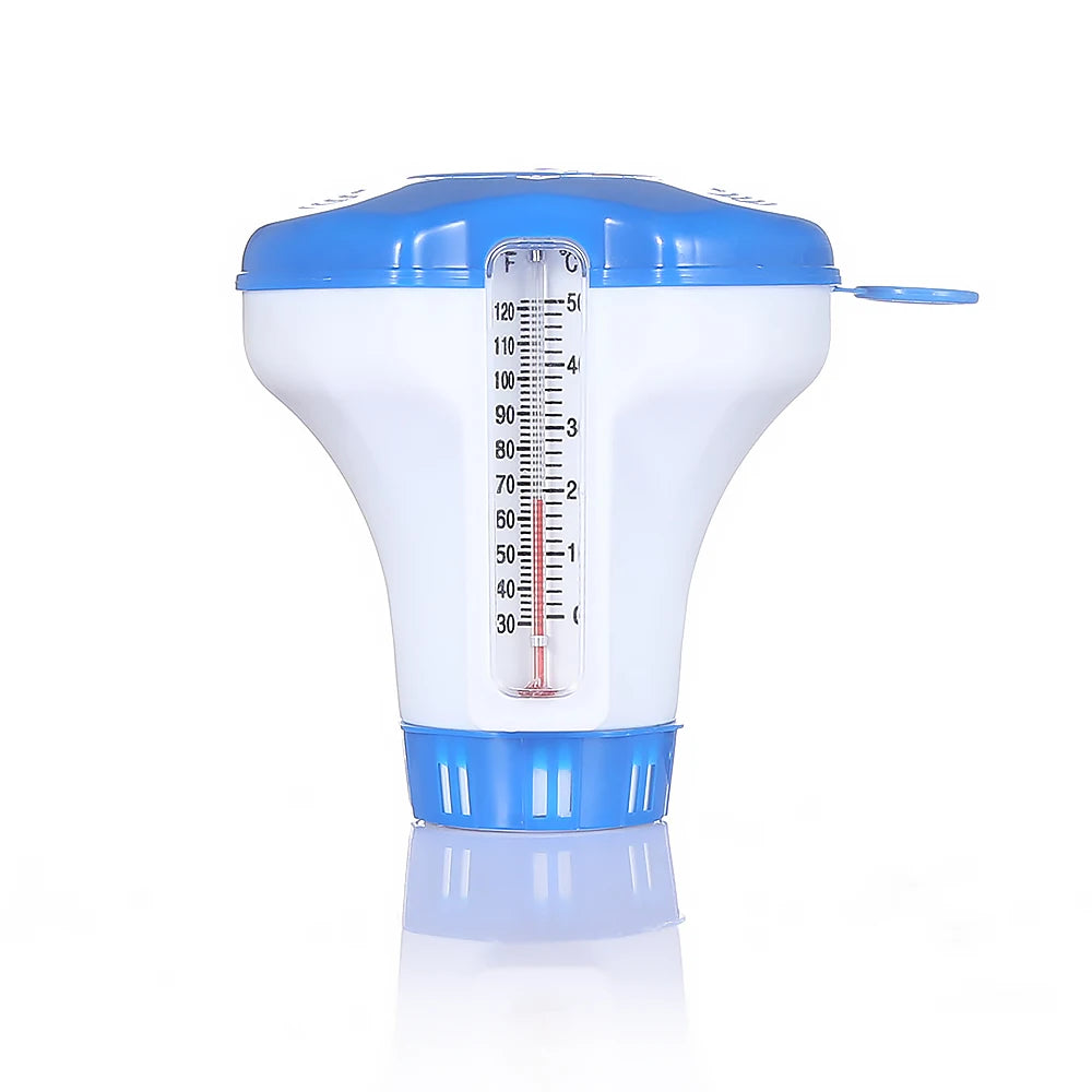 Best-selling Chemical Dispenser for Pool Plastic Swimming Pool Chemical Dispenser With Thermometer