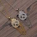 N356 Cheap Alloy Cartoon  Pendant  Necklace Fashion Hip Hop Necklace Men's Animal Jewelry