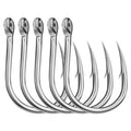 WEIHE 7size High Carbon Steel Barbed Fishing Hook Fishhooks