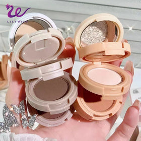 Free Sample Colorful Private Label Eye Shadow 4 in 1 Iridescent Very Pigmented Custom Eye Shadow Palette