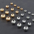 M911   Wholesale 18K Gold Plated Hollow Beads Copper Metal for Women Jewelry Findings 1 Bag/lot