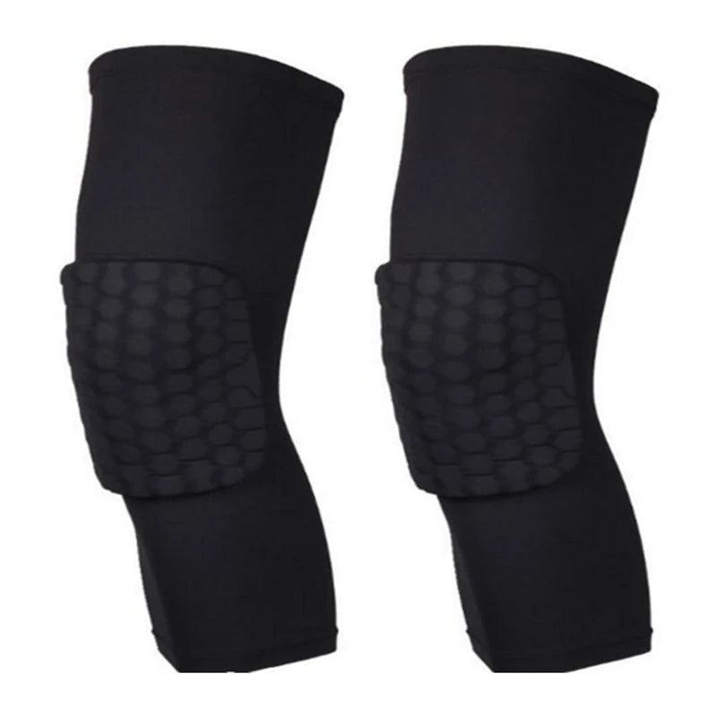 Sports Non-slip Basketball Breathable Compression Protector Gear Knee Sleeve Support Brace Leg Honeycomb Knee Pads