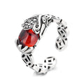 Buddhist Pixiu Ring for Women Men Charms Creative Adjustable Ring Feng Shui Amulet Wealth Lucky Open Adjustable PiYao Ring
