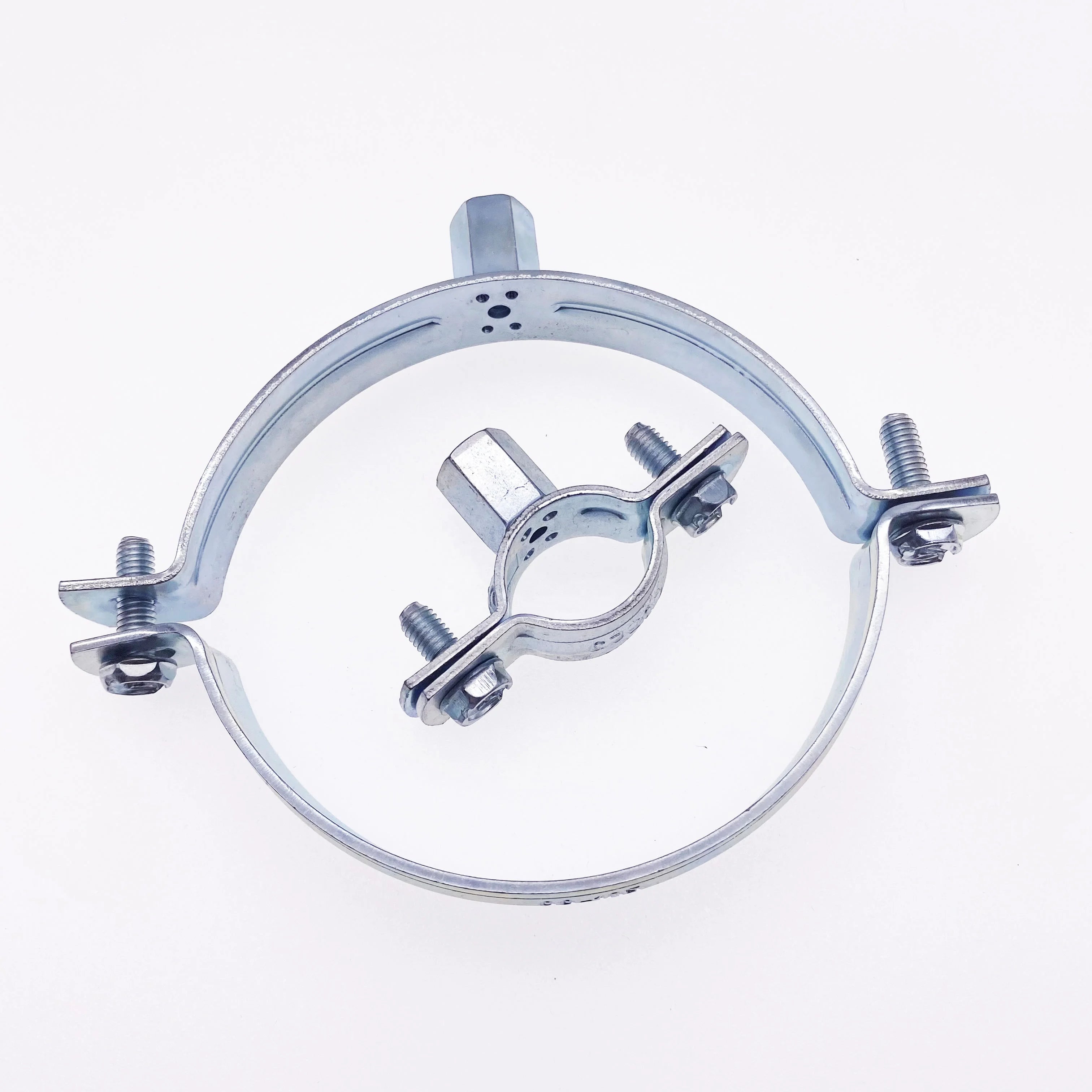 2025 Metal  M8+10 Pipe Clamp for Large Diameter Pipe Tube  Without Rubber  Tdc Duct Flange  Fasteners Conduit Clips Pipe Tube