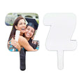 Sublimation Blank MDF Z Shape Fan Paddle Custom Wooden Fans