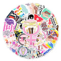 50Pcs Girl Power Women Free Feminist Sticker for Girl Diy Decorative Notebook Phone Luggage Laptop Graffiti Stickers