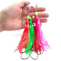 Brand New 40g-200g Big Game Saltwater Speed Jigging Artificial Lures 40g-200g Double Hook Vertical Squid Jig Hard Baits Metal