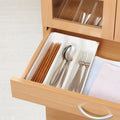 Combination Plastic Kitchen Drawer Organizer Rectangle Cutlery Storage Trays with Flexible Design