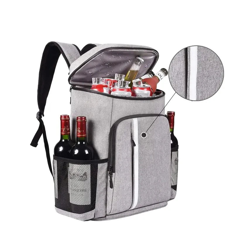 Custom Neoprene Waterproof Soft Insulated Cooler Backpack Lightweight Leak Proof 4 Person Picnic Large Capacity Letter