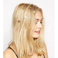 In Stock Viking Loc Jewelry Metal Clip Cuff Ring Gold Silver Color Star Shape Dreadlock Hair Ring Clip for Braids