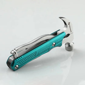 Wholesale Industrial Grade Metric OEM Stainless Steel 3CR13 Blue Multi-Function Pliers with Aluminum Handle Pocket Size