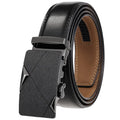 LQbelt Classic Genuine Leather Belt Men's Automatic Buckle Belts for Men OEM Factory Custom LOGO
