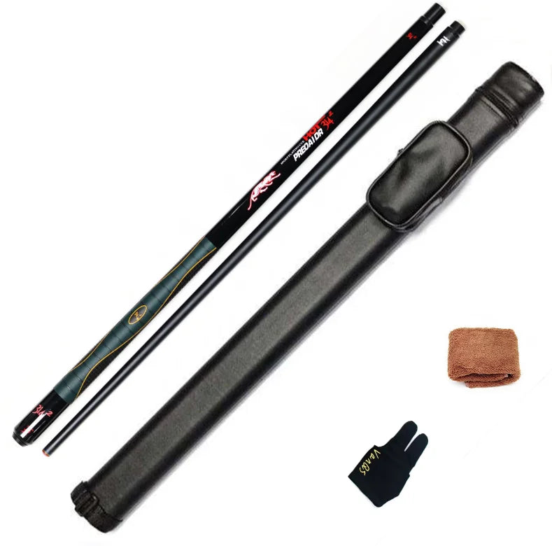 Wholesale Price Premium Quality Carbon Fiber Shaft 1/2-pc Billiard Pool Cue Sticks Kit for Sale
