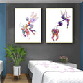 Canvas Print Teeth Wall Pictures Clinic Decor Dental Art Tooth Fairy Watercolor Wall Art Poster Canvas Painting