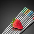 2022 New Arrivals Multicolor Luxury Flatware Set 316L Stainless Steel Chopstick