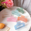 10.5CM Geometric hair claws Wholesale Color hair Accessories for women