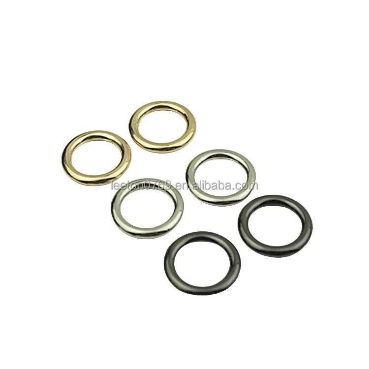 Stock Supply 15mm Good Quality Zinc Alloy Metal O Ring Buckle for Leather Bags