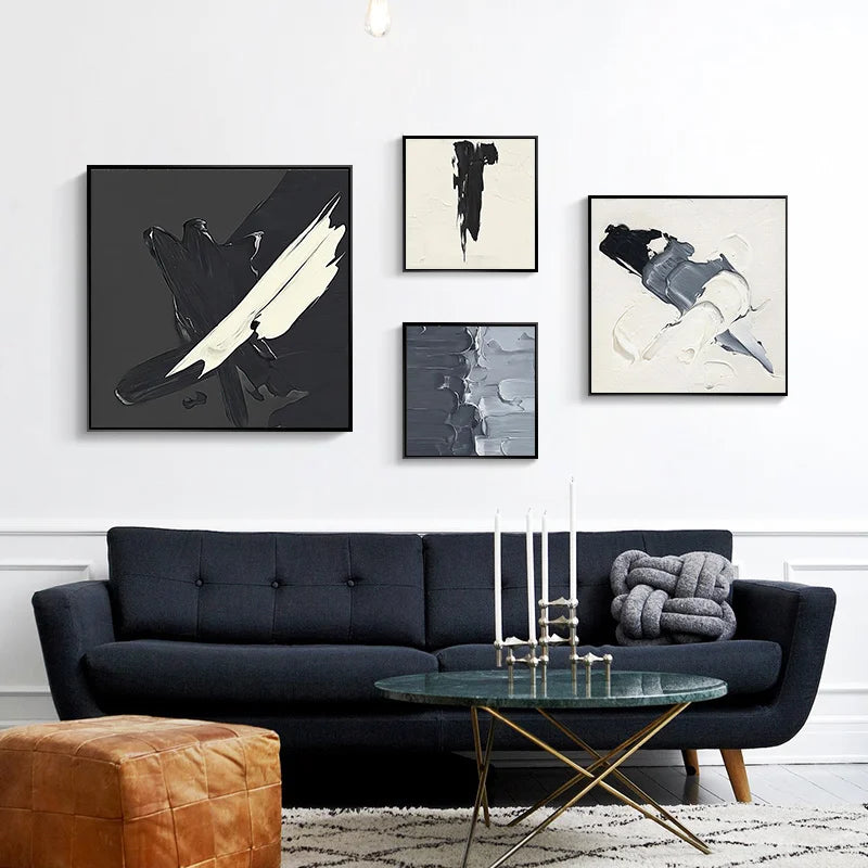 Bulk Order Wholesale OEM  Printed Art Wall Abstract Painting Canvas Frame Painting Wall Art Prints Modern Decorative Artwork