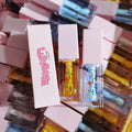 Private Label Vegan Long-Lasting Lip Gloss Plump Lip Care Oil with Fruit Flavor Moisturizing Lip Oil Glossy