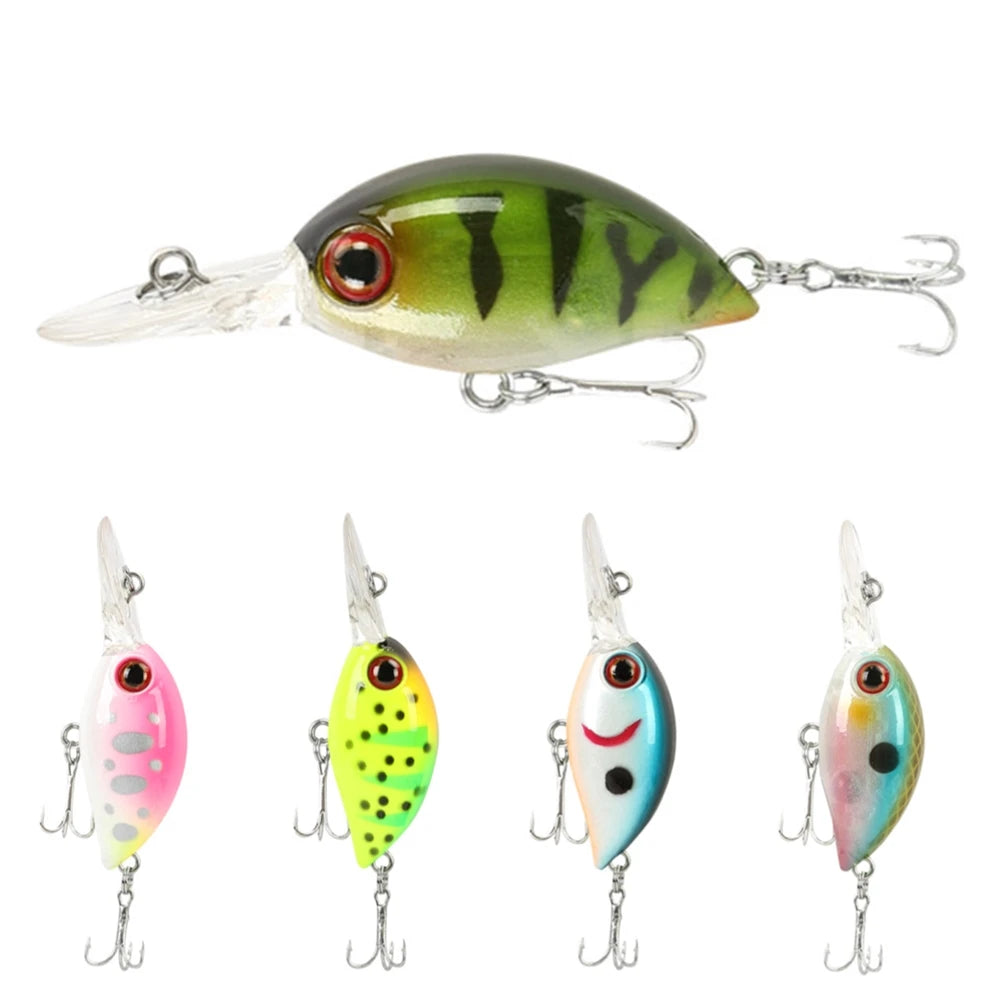 Top Right CB387 40mm 3.6g Shad Mini Crankbait Lures Crankbait for Bass Fishing Griffon Bait Jerkbait