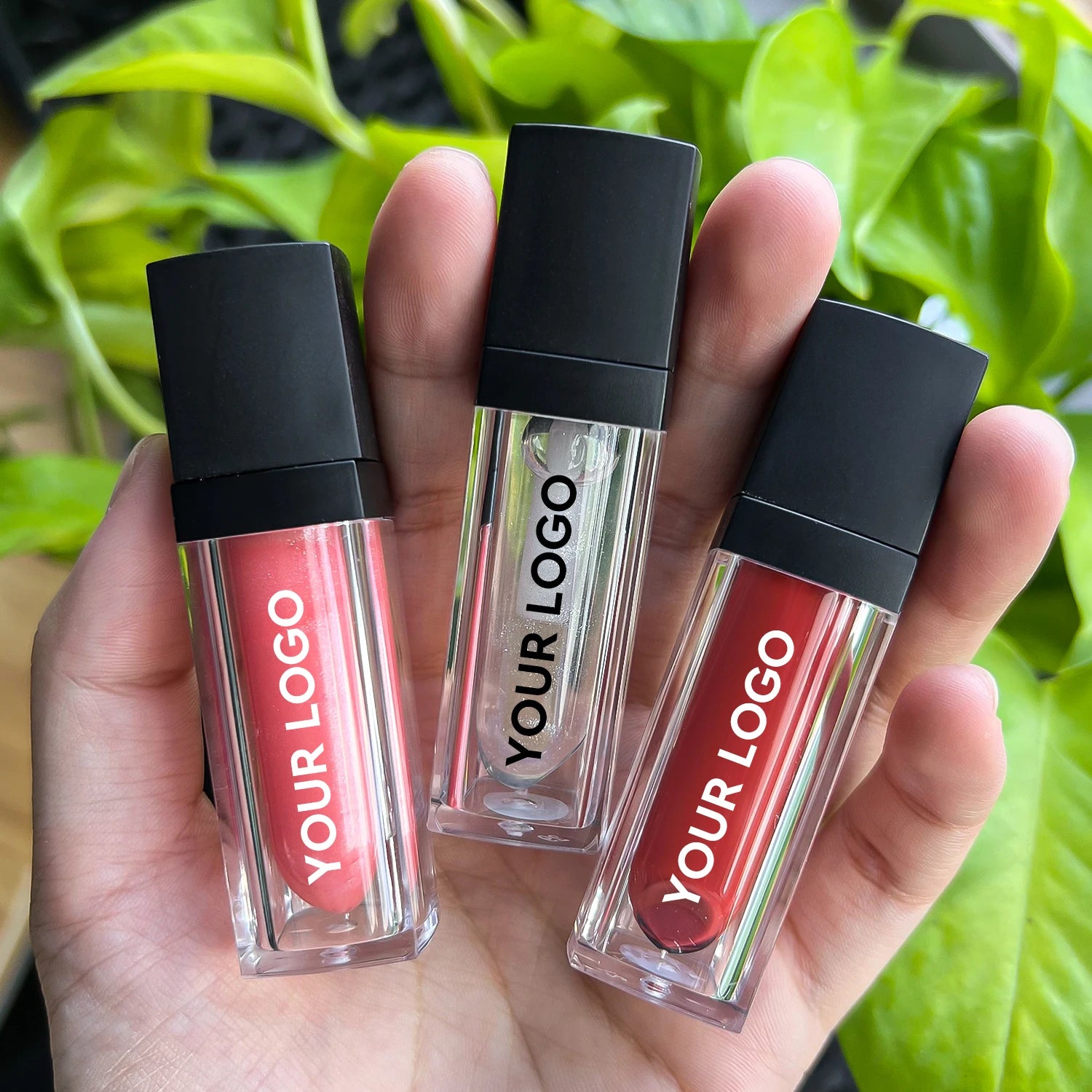 Matte Black Liquid Lipstick Private Label Vegan Lip Gloss Long Lasting Waterproof Lipgloss Empty Tubes