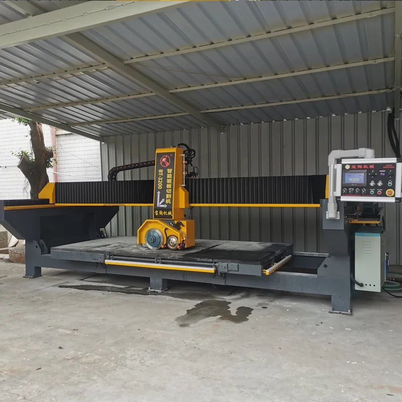 3 Axis Bridge Saw CNC Multifunctional Cutting Machine for Sintered Stone Marble Tile Core Including Motor Gear Pump PLC