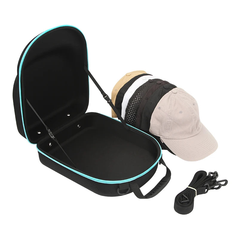 Factory OEM&ODM Hat AHat Casend Cap Case Bag EVA Hard Shell Hat Carrier Case Travel Baseball Backpack