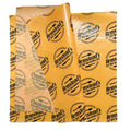 Custom Logo Printed Double-Sided Greaseproof Baking Paper 40gsm Thickness Sandwich Packaging for Bread Cookies