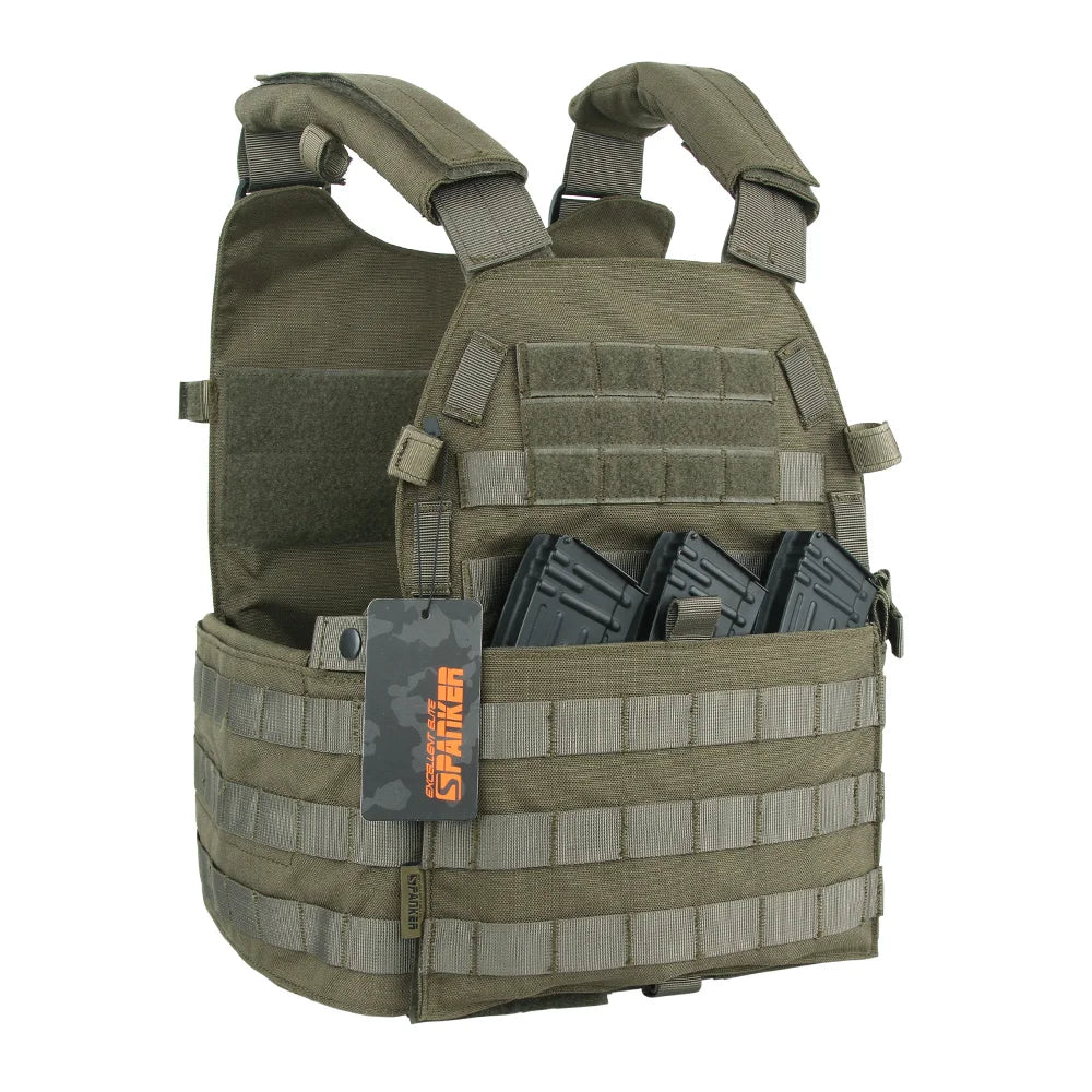 Wholesale 6094 500D Cordura Nylon Tactical Vest Plate Carrier Vest for Outdoor Hunting