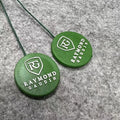 Custom Jewelry Watch Plastic Embossed Hang Tag Seal Hanging Logo Label String for Bottle Jar Clothing Watch Hair Label