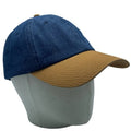 Wholesale Two-Tone Denim Baseball Cap XL Men's & Women's Casual Cotton Vintage Dad Hat Custom Logo Washed Look