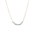 Crystal Necklace Healing 2021 Minimalist Jewelry Stainless Steel Red Blue Crystal Couple Beads Necklace Trendy 14k Gold Plated