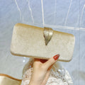 2026 Fashion Clutch Purses for Women Velvet Evening Clutch Bag Metallic Gold Clasp Handbags Party Wedding Purses and Bags