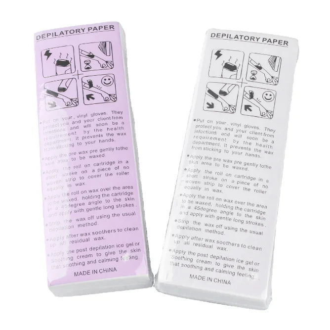 Hair Removal Waxing Strips Depilator Non Woven Fabric Waxing Strips Paper