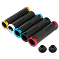 RTS New Rubber Bicycle Handlebar Grips Shock-absorbing Anti-Skid MTB Road Bike Lockable Handle Grip Quality Bike Accessories MegaBDM