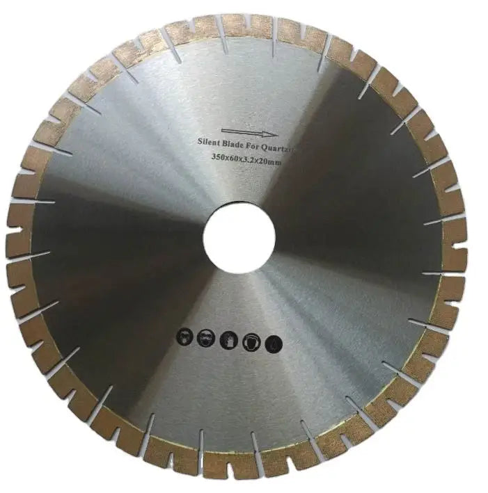 JDK Arix Silent Core Diamond Saw Blade 14 16 Inch 350mm 400mm Quartz Granite Stone Cutting Disc High Hardness Durable Blade