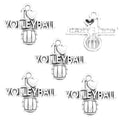 5 Color Alloy I love Volleyball Charm for Key Chain Necklace Pendant DIY Handmade Jewelry Accessories Making 22*18mm J488